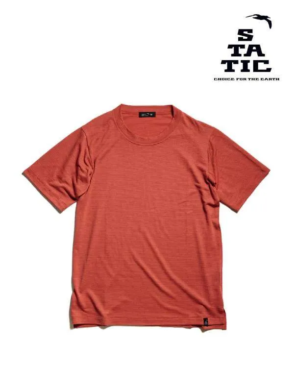 Women's All Elevation S/S Shirts #Smoked Pink [100323]｜STATIC
