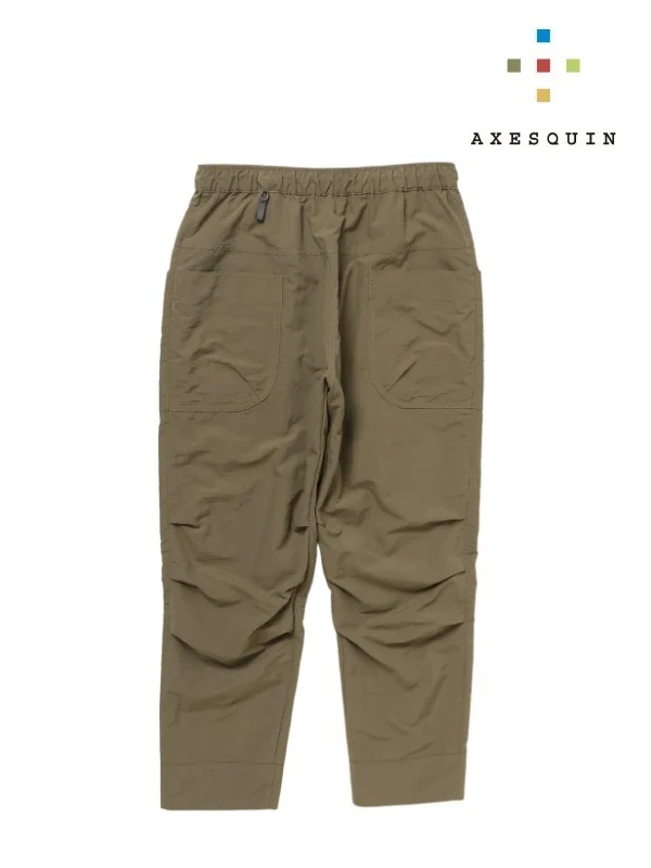 タッサーナイロンのパンツ #オリーブネズミ [022026]｜AXESQUIN