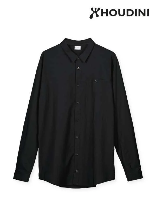 Men's Longsleeve Shirt #True Black [267624]｜HOUDINI