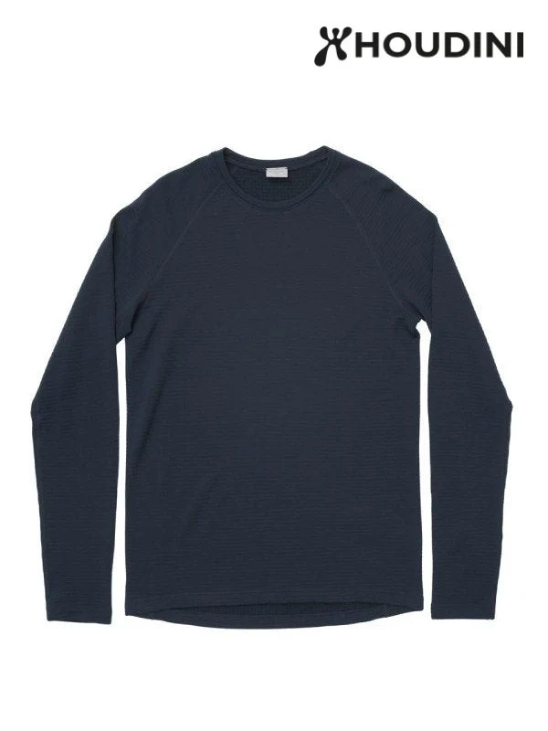 Men's Desoli Thermal Crew #Blue Illusion [840034]｜HOUDINI