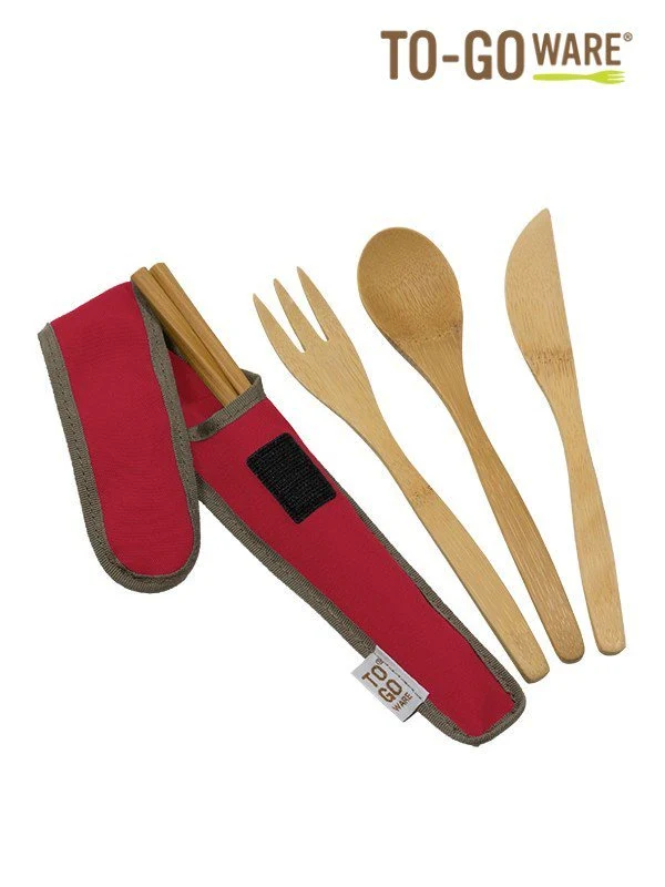 クラシック バンブー カトラリーセット #カイエン｜TO GO WARE