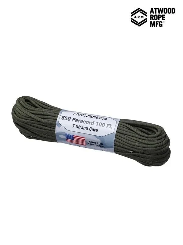 パラコード #オリーブドラブ [44030]｜Atwood Rope MFG. アットウッドロープ