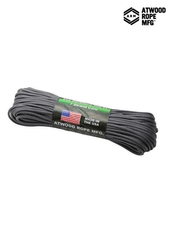 パラコード #グラファイト [44019]｜Atwood Rope MFG. アットウッドロープ