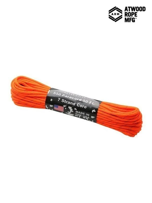 パラコード #リフレクティブ オレンジ [44024]｜Atwood Rope MFG. アットウッドロープ