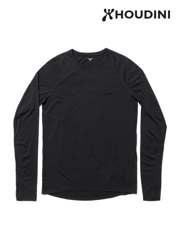 Men's Desoli Light Crew #True Black [840040]｜HOUDINI