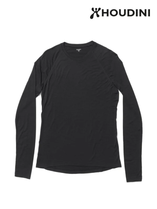 Women’s Desoli Light Crew #True Black [840030]｜HOUDINI