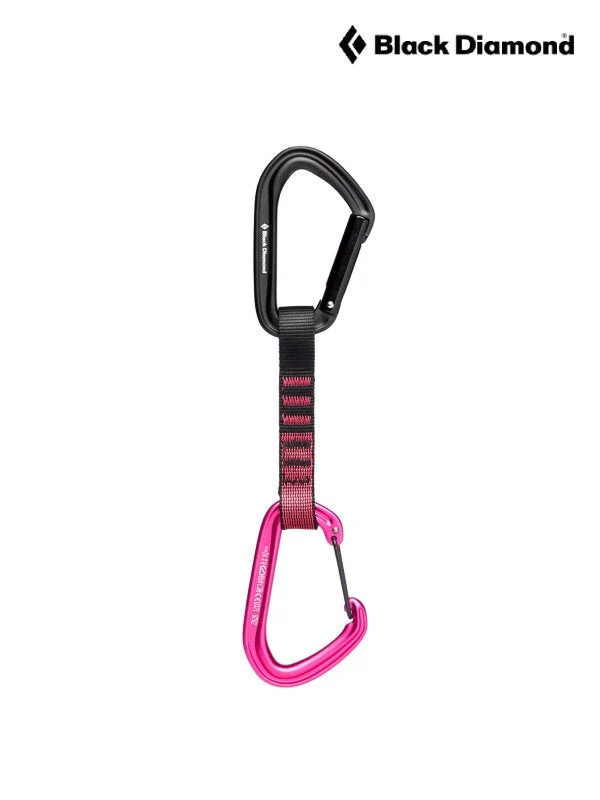 ホットフォージハイブリッドクイックドロー 12cm #ウルトラピンク [BD10310001]｜Black Diamond