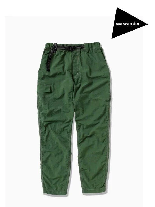 Ny taffeta hiker pants #d.green [5743252037] ｜andwander