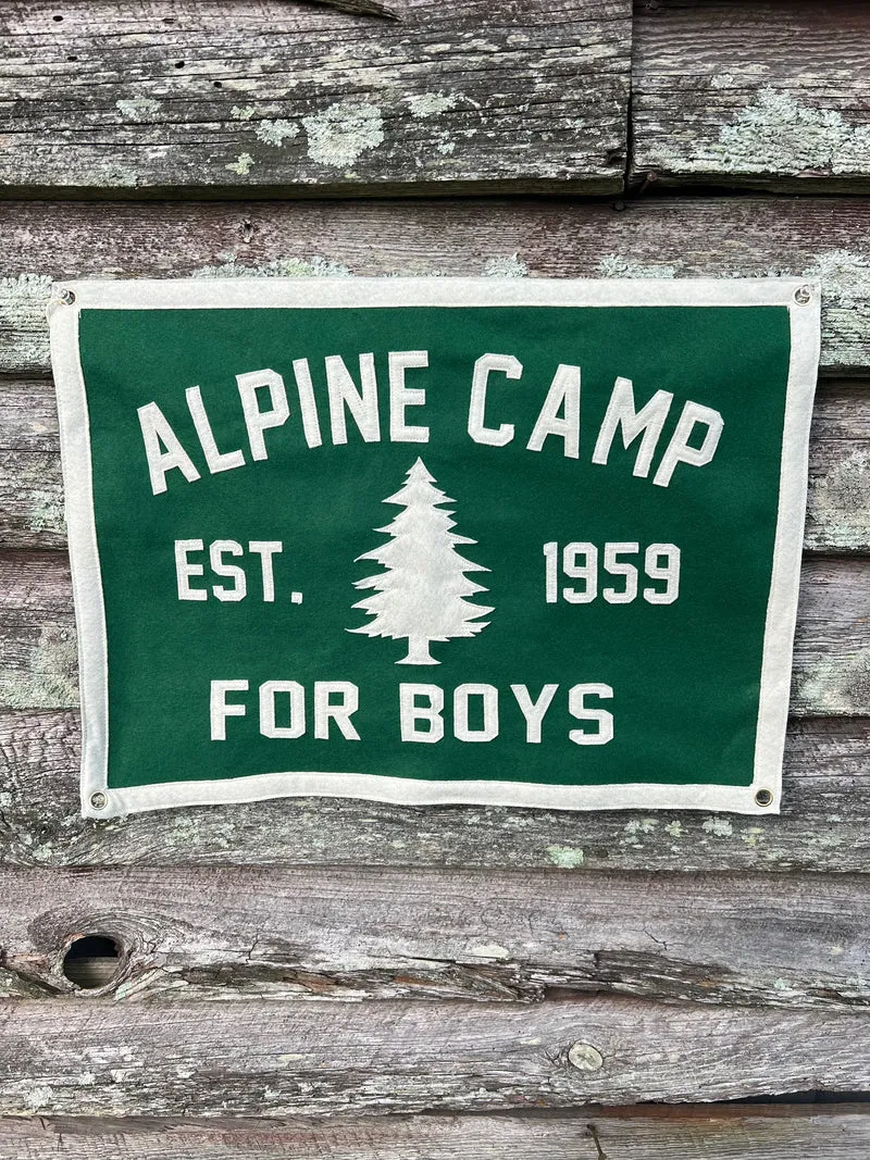 Alpine Felt Banner
