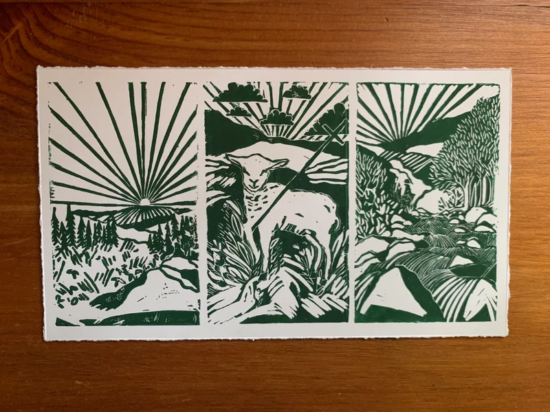 Camp Church Banner Print