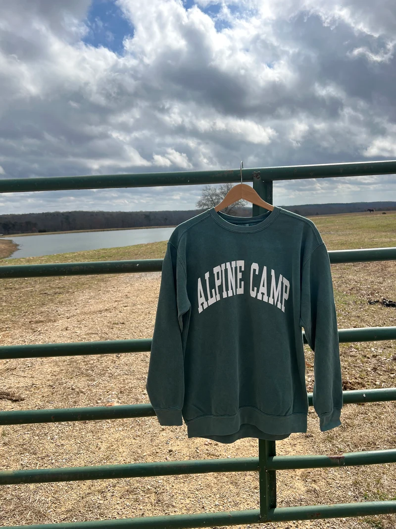 Alpine Comfort Colors Sweatshirt (Blue Spruce)