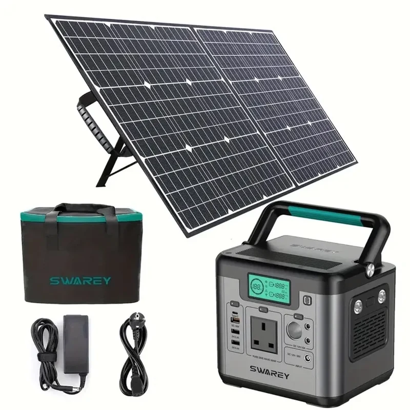 Portable Solar Power Bank 518Wh