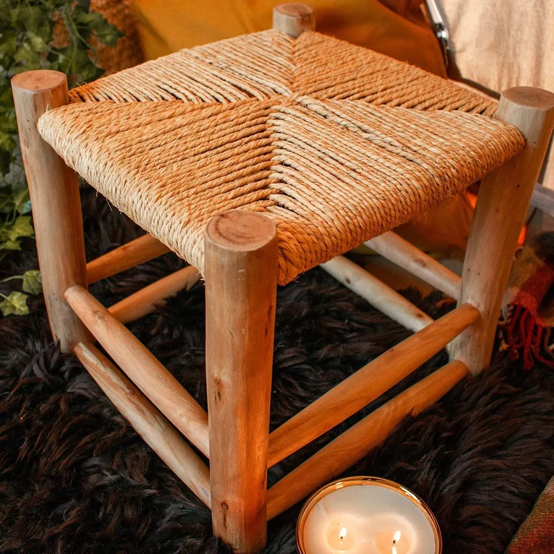 Wooden Camping Stool