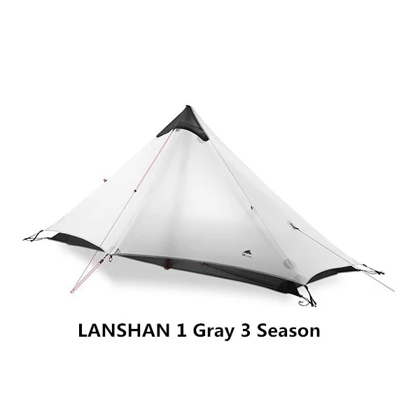 LanShan 2 3F UL GEAR 2 Person 4 Season Professional 15D Silicon Nylon Rodless Tent
