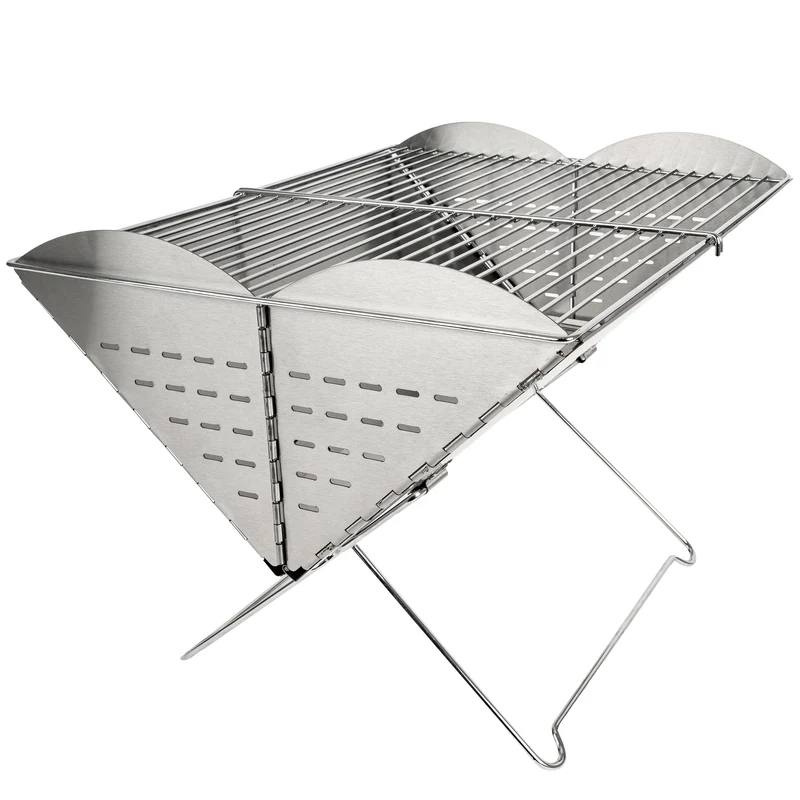 XL portabel kolgrill Flatpack