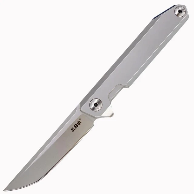 Sanrenmu 1161 Pocket Folding Knife 14C28N Stainless Steel Knife