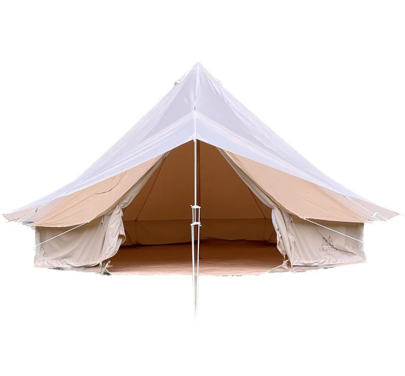Regnskydd til glampingtält