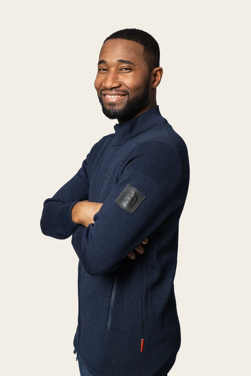 M PURE MERINO FZ SWEATER