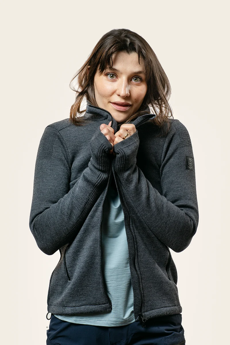 W FULL MERINO FZ SWEATER