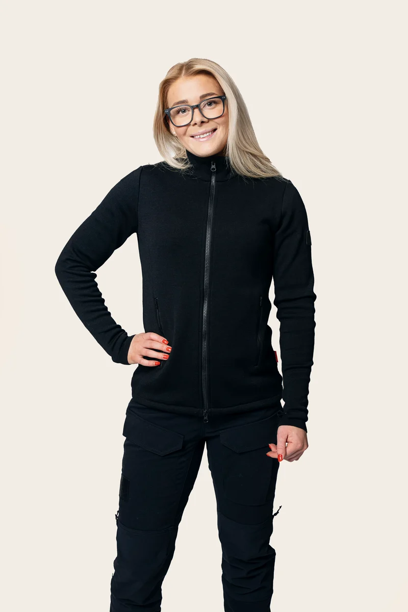 W MERINO FZ SWEATER