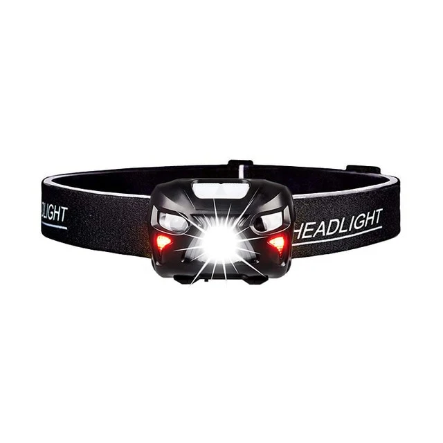 Naturehike 500 Lumens LED Headlamp - Rechargeable Lightweight with Portable Pouch Best Headlight for Camping Hiking NH18LHL2-B