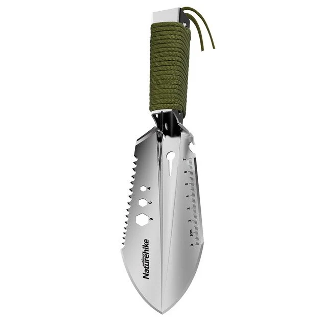 Naturehike 2020 New multifunctional outdoor small shovel hiking digging hand shovel stainless steel trowel shovel