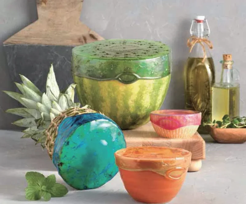 4pc Silicone Reusable Bubbly Stretch Lids