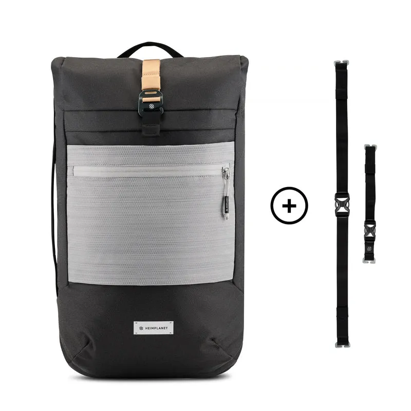 CARRY ESSENTIALS Commuter Pack; Castlerock/Light Gray