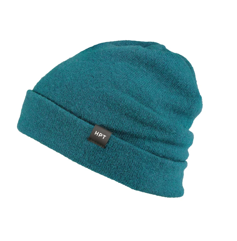Notus Lambswool Beanie; petrol