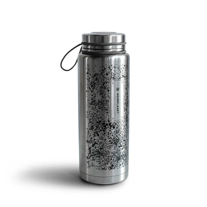HPT X MIZU Thermos 1070 ML, EMULSION - Silver Black