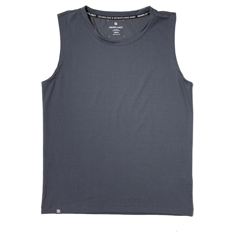 COOLEVER Basic Tank Top; Dark Gray