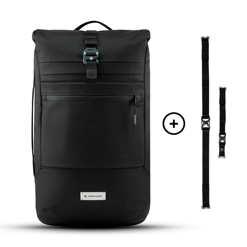 CARRY ESSENTIALS Commuter Pack; Black