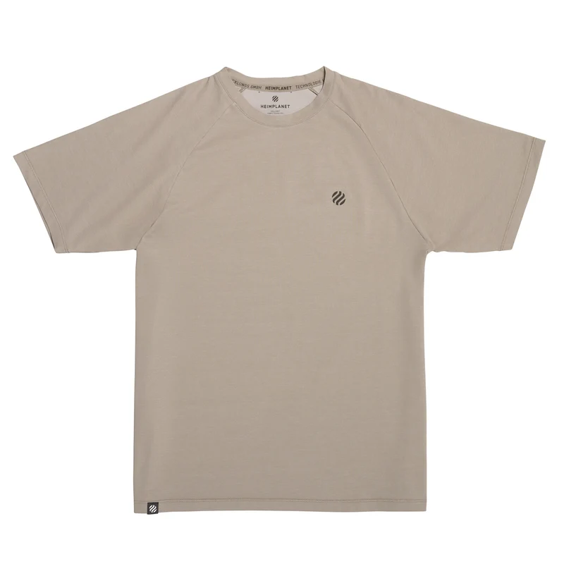 COOLEVER Raglan COOLEVER T-shirt with reflective logo; dust