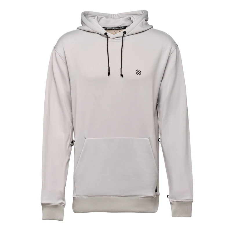 Merino Blend Hoodie; Light Gray