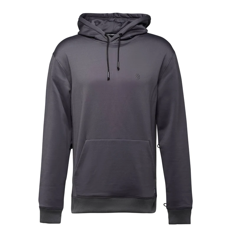 Merino Blend Hoodie; Black