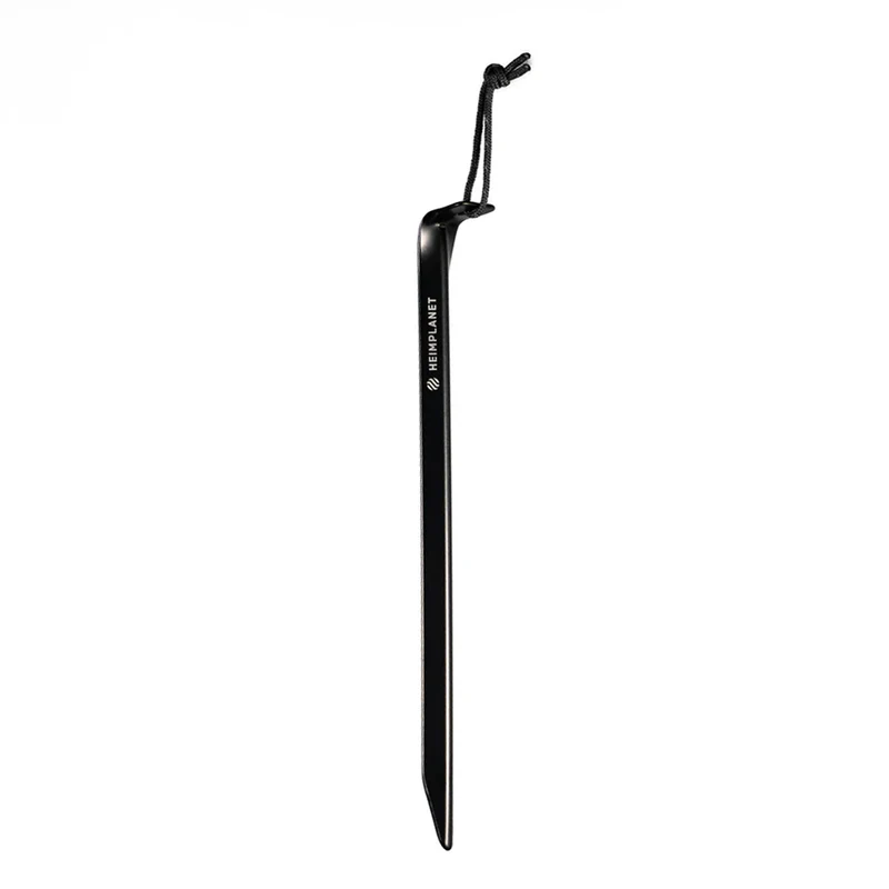 V-shaped aluminum XL tent pegs; (set of 10)