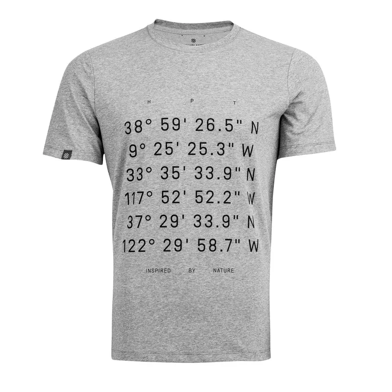 COOLEVER T-Shirt - Coordinates; Gray