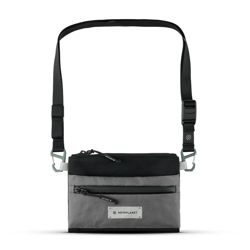 CARRY ESSENTIALS Neck Pouch (A6); Wolf Grey