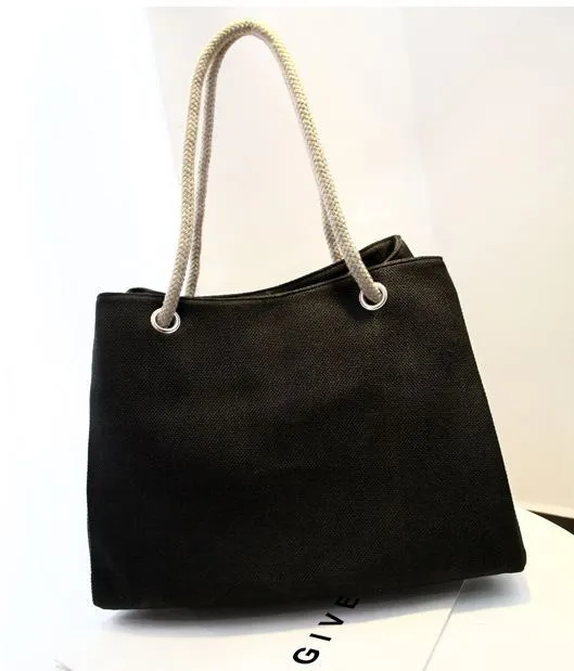 6. Strandväska av tyg i flera färger