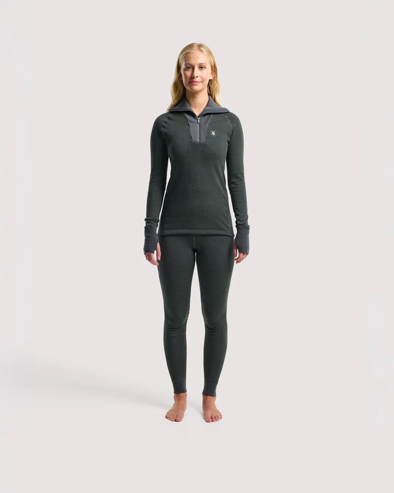 Termowool 240g Roll neck-Zip W