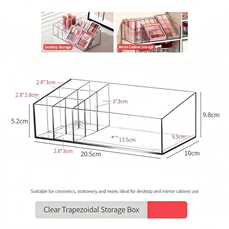Clear Acrylic Lipstick Storage Box