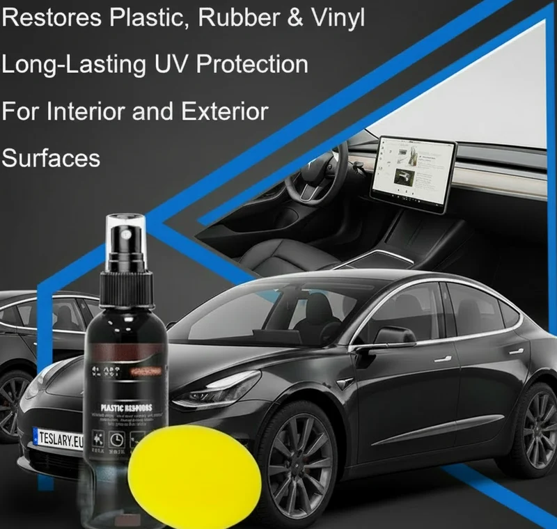 Plastic Revitalizing Restorer för att återställa glans och reparera repor för Tesla