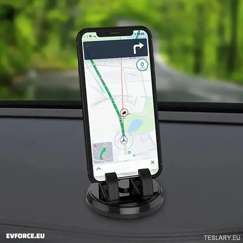 360° roterbar sugkoppshållare för mobilen för TESLA, BYD, MG och andra elbilar