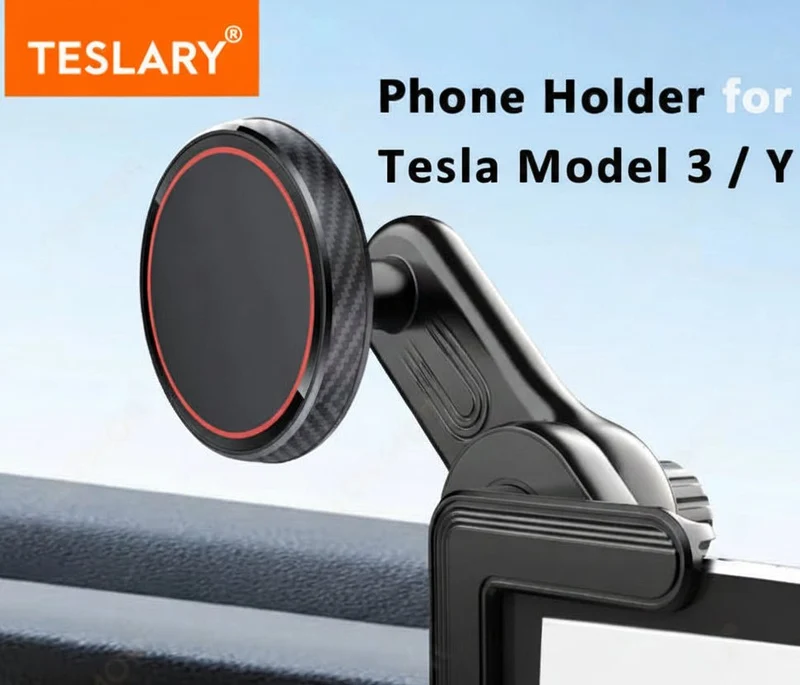 Tesla Model 3 / Y Skärm Magnetisk Telefonhållare 360 ​​Grader UPPGRADERAD VERSION
