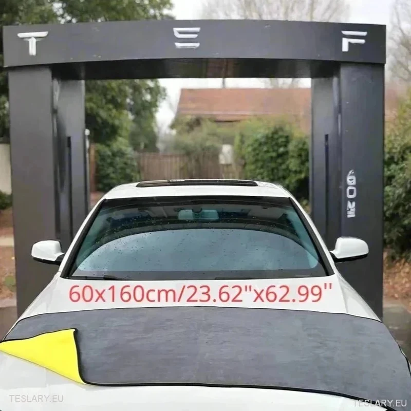 Extra stor mikrofiber torkduk för Tesla 3, Y, S och X
