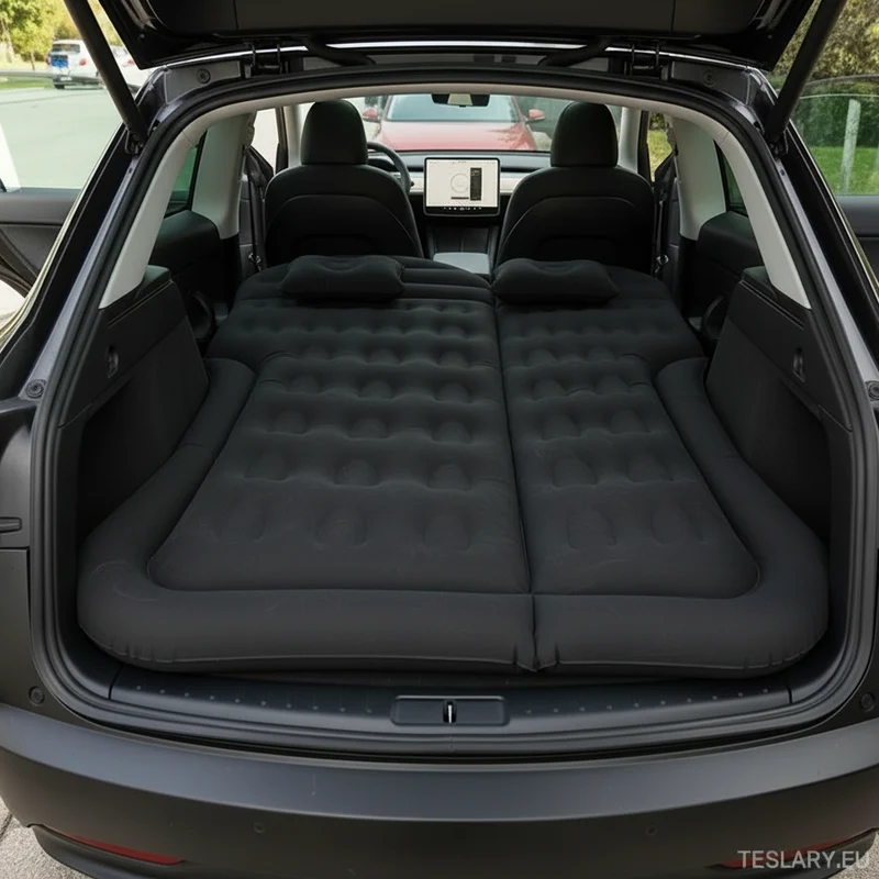 Uppblåsbar campingluftmadrass för SUV:ar inklusive Tesla Model Y och Model Y Enbär