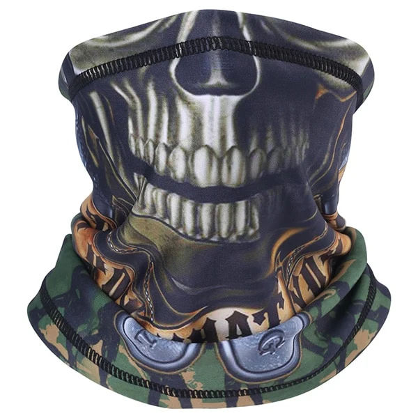 3D Seamless Neck Half Face Mask