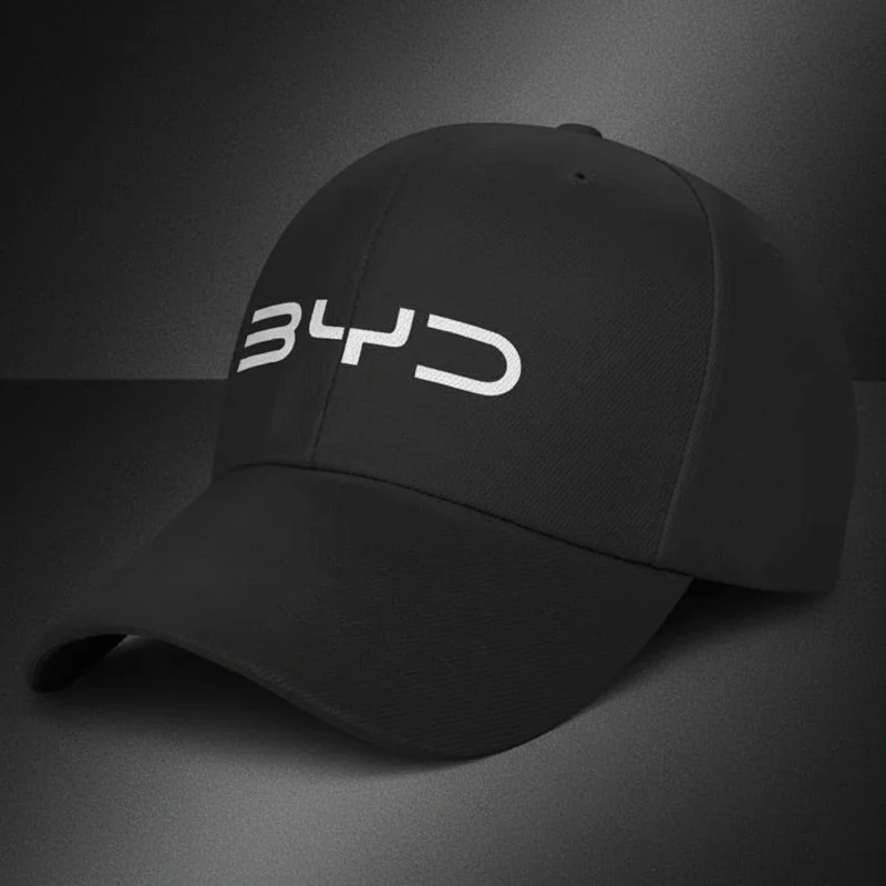 Basebollkeps med BYD-logotyp