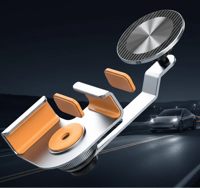 Tesla Model 3 / Y / HIGHLAND / JUNIPER Bilhållare Centralstyrd Navigationsskärm Sidomonterad Magnetisk Hållare För Magnetisk