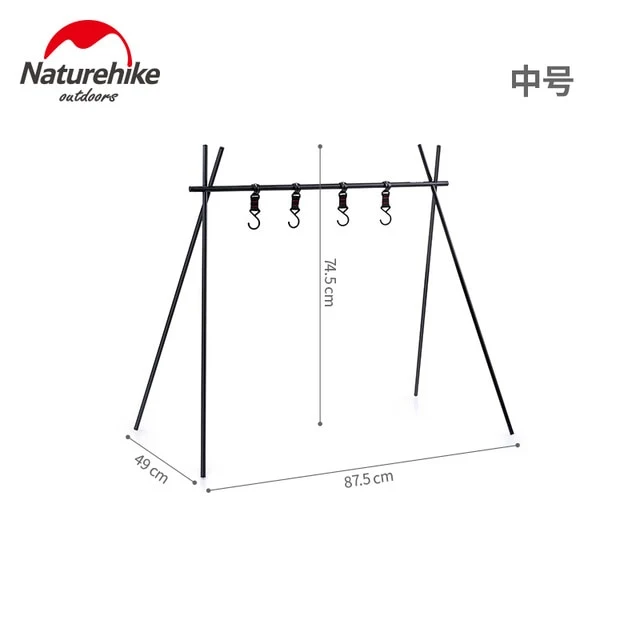 Naturehike Camping Eequipment Hanging Rack 500g Aluminum Alloy Triangle Travel hiking Shelf Hanger Outdoor Picnic Triangle Rack